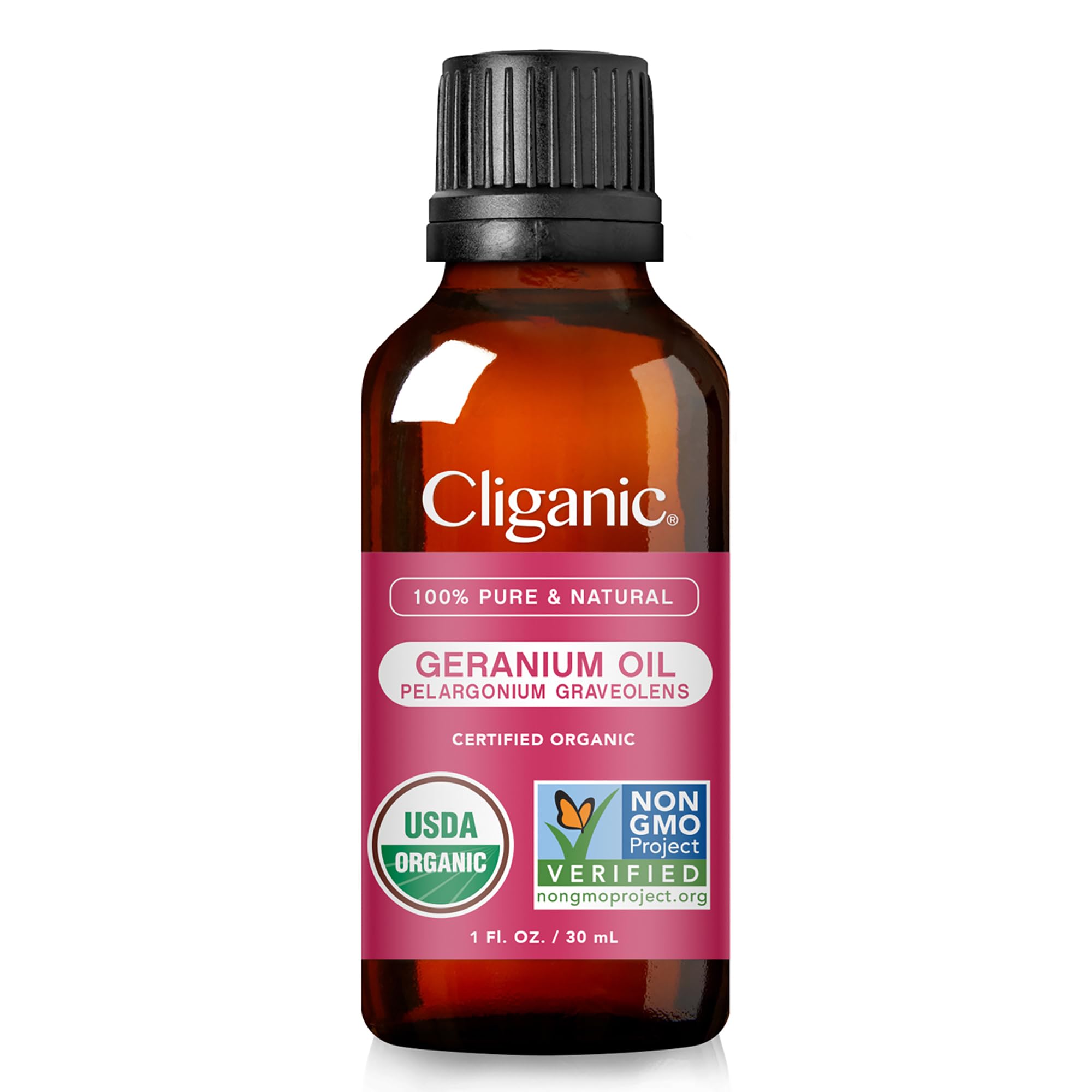 Foto 5 pulgar | Aceite Esencial De Geranio Cliganic 100% Puro Orgánico, 30 Ml - Venta Internacional.