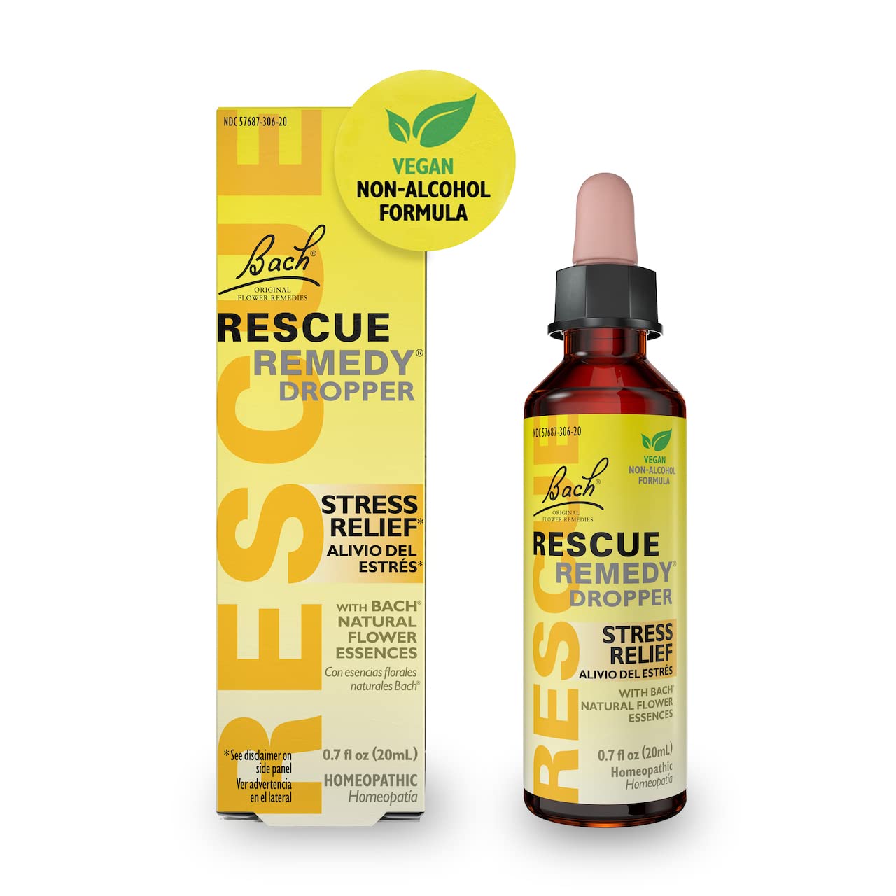 Foto 2 pulgar | Remedio Dropper Bach Rescue De 20 Ml Para Aliviar El Estrés De Forma Natural - Venta Internacional.
