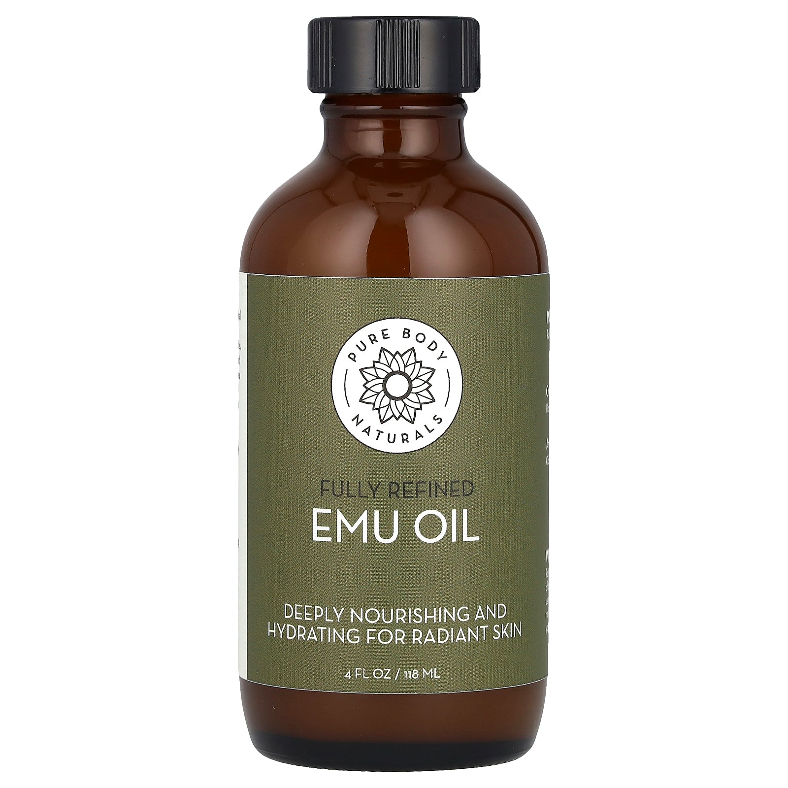 Foto 2 pulgar | Aceite De Emú Pure Body Naturals 118 Ml - Venta Internacional.