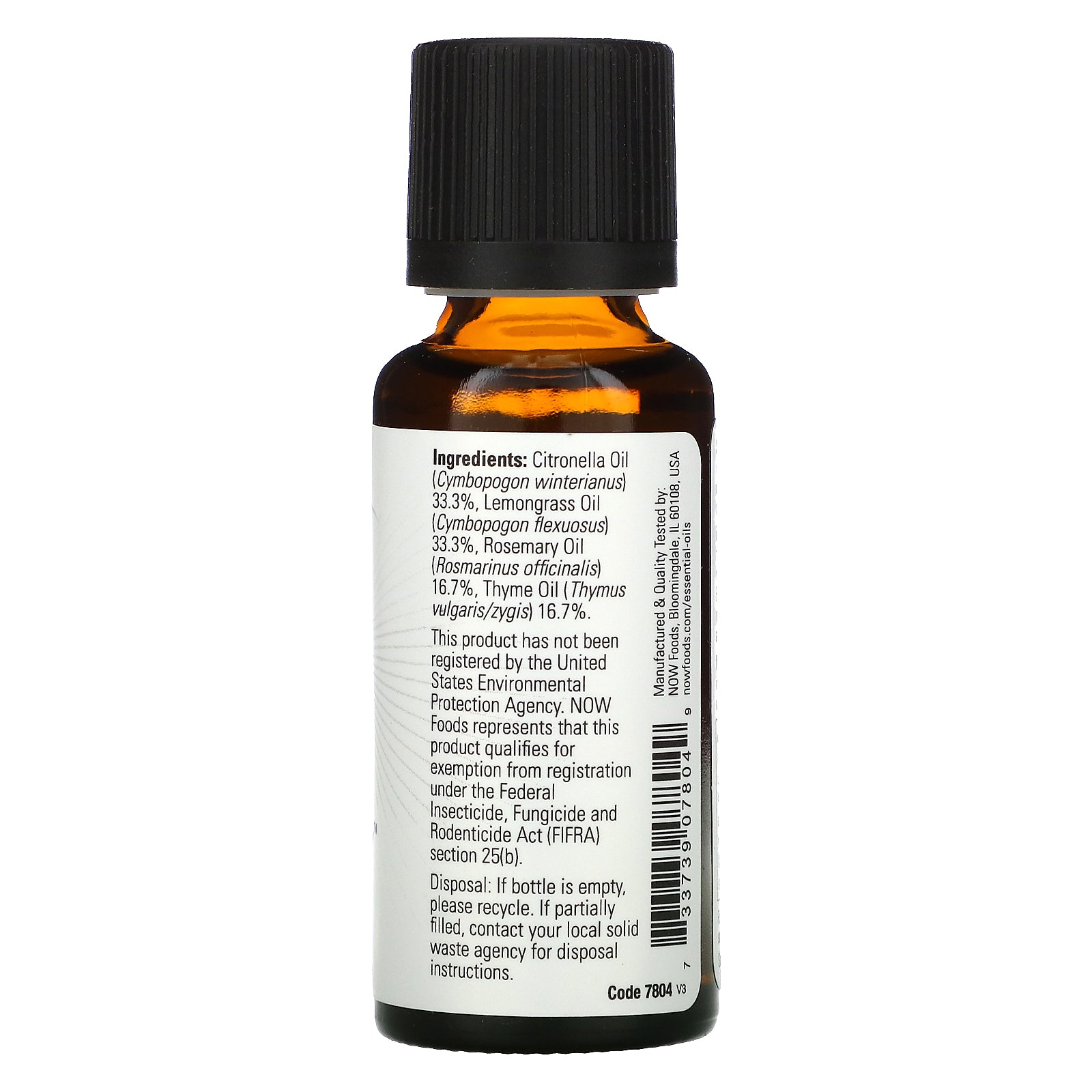 Foto 3 pulgar | Aceites Esenciales Now Foods Bug Ban 30 Ml - Venta Internacional.