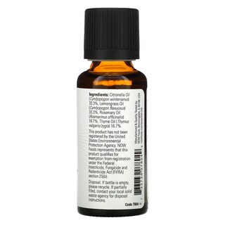 Foto 2 | Aceites Esenciales Now Foods Bug Ban 30 Ml - Venta Internacional.