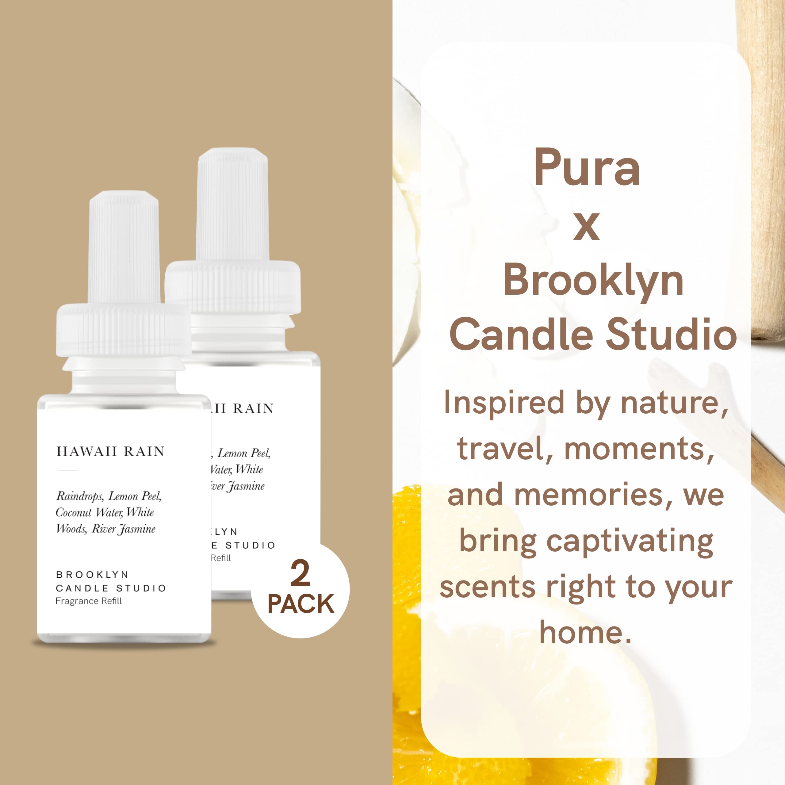 Foto 3 pulgar | Recarga Home Scent Pura & Brooklyn Candle Studio, Paquete De 2 - Venta Internacional.