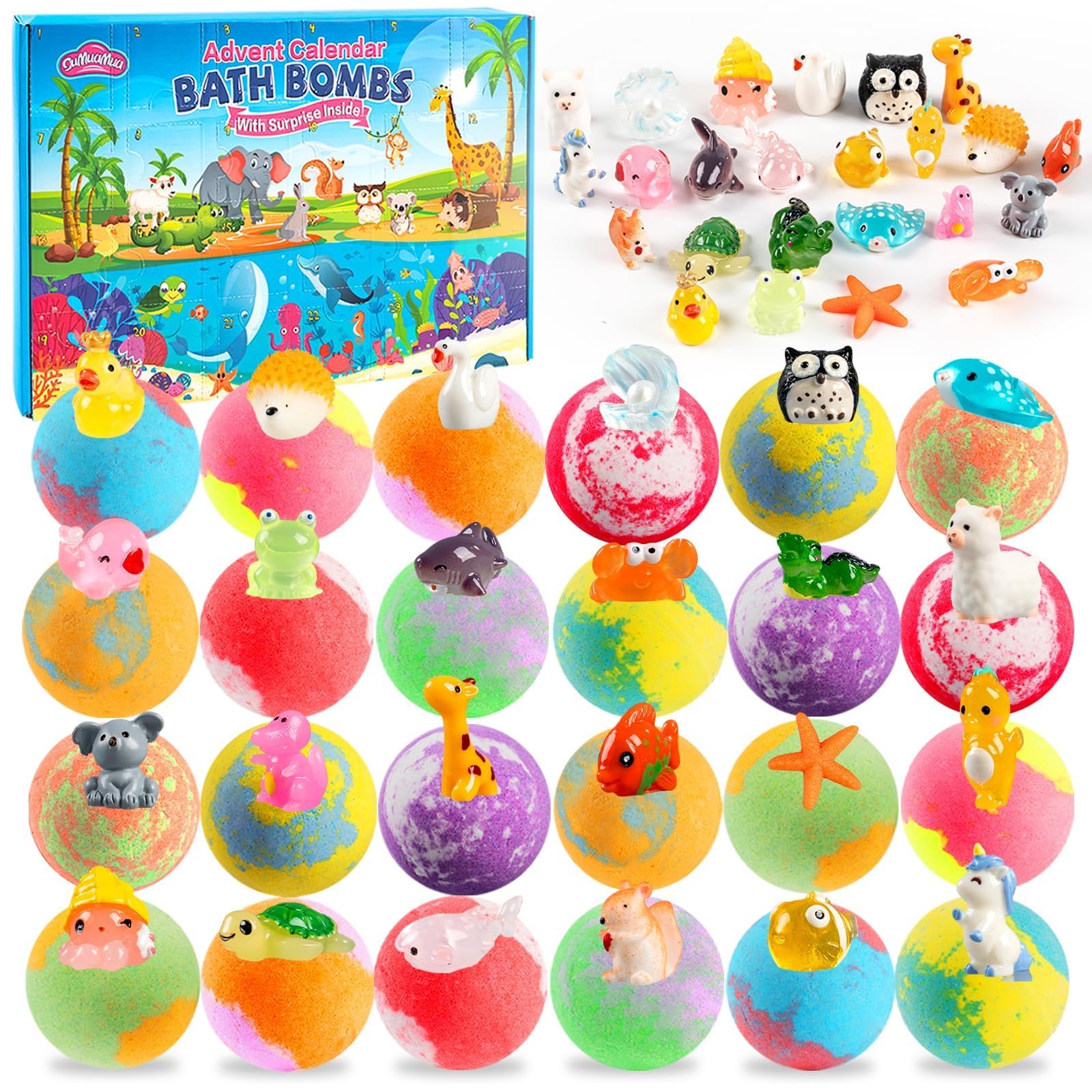 Foto 2 pulgar | Calendario De Adviento Con Bombas De Baño Oumuamua 2024 Para Niños Con Juguetes Sorpresa - Venta Internacional.