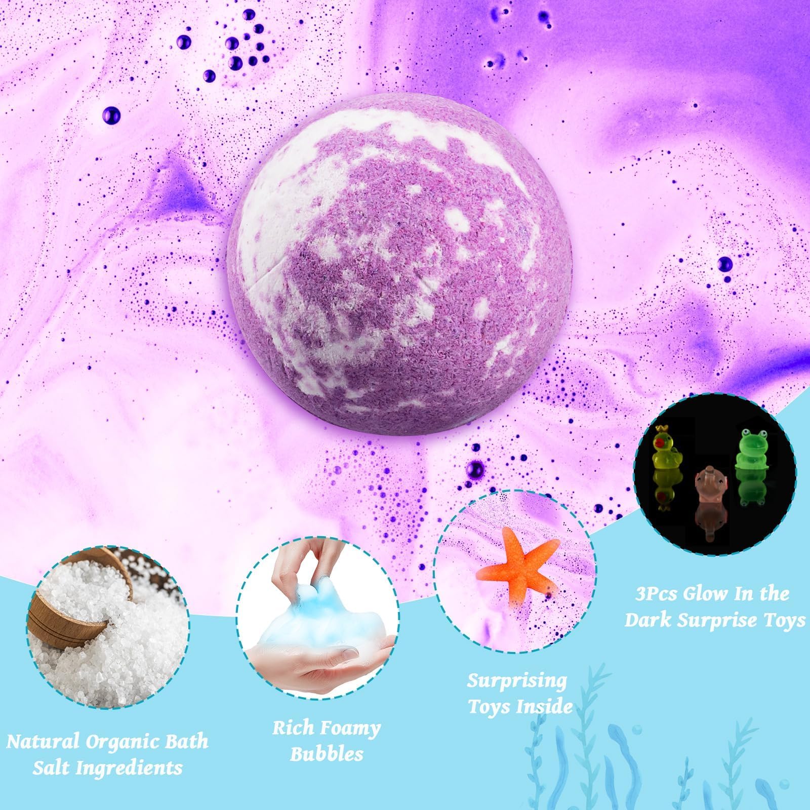 Foto 7 pulgar | Calendario De Adviento Con Bombas De Baño Oumuamua 2024 Para Niños Con Juguetes Sorpresa - Venta Internacional.