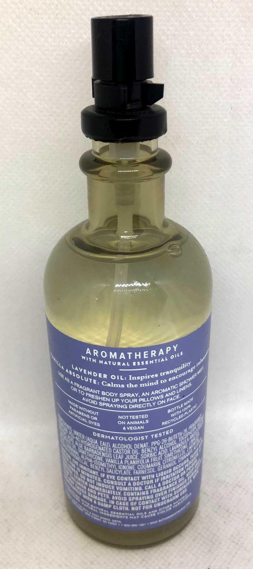 Foto 3 pulgar | Pillow Mist Bath & Body Works, Aromaterapia, Sueño, Lavanda Y Vainilla - Venta Internacional.