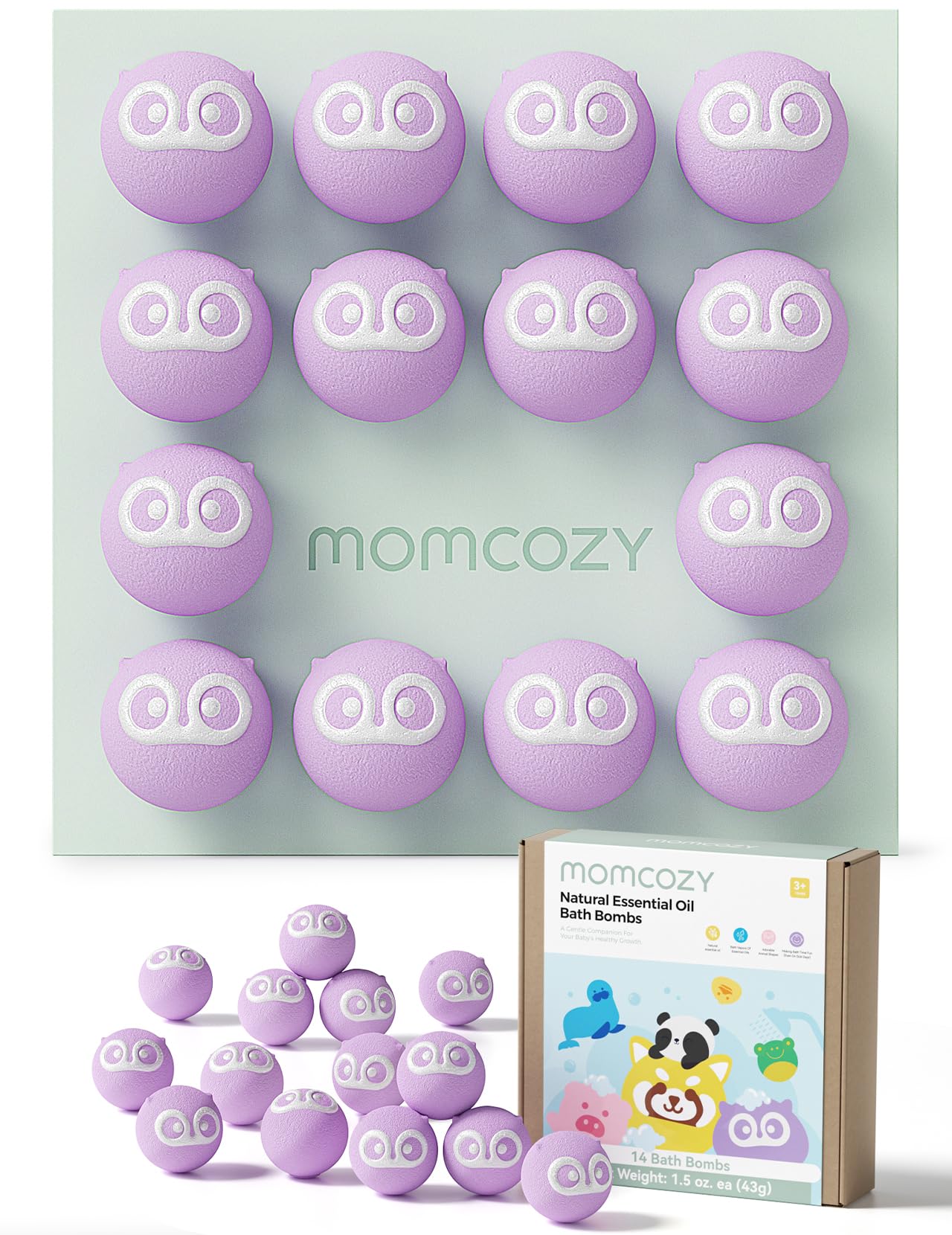 Foto 2 pulgar | Bath Bombs Momcozy, Aceite Esencial Natural Y Orgánico, Juego De 14 Unidades - Venta Internacional.