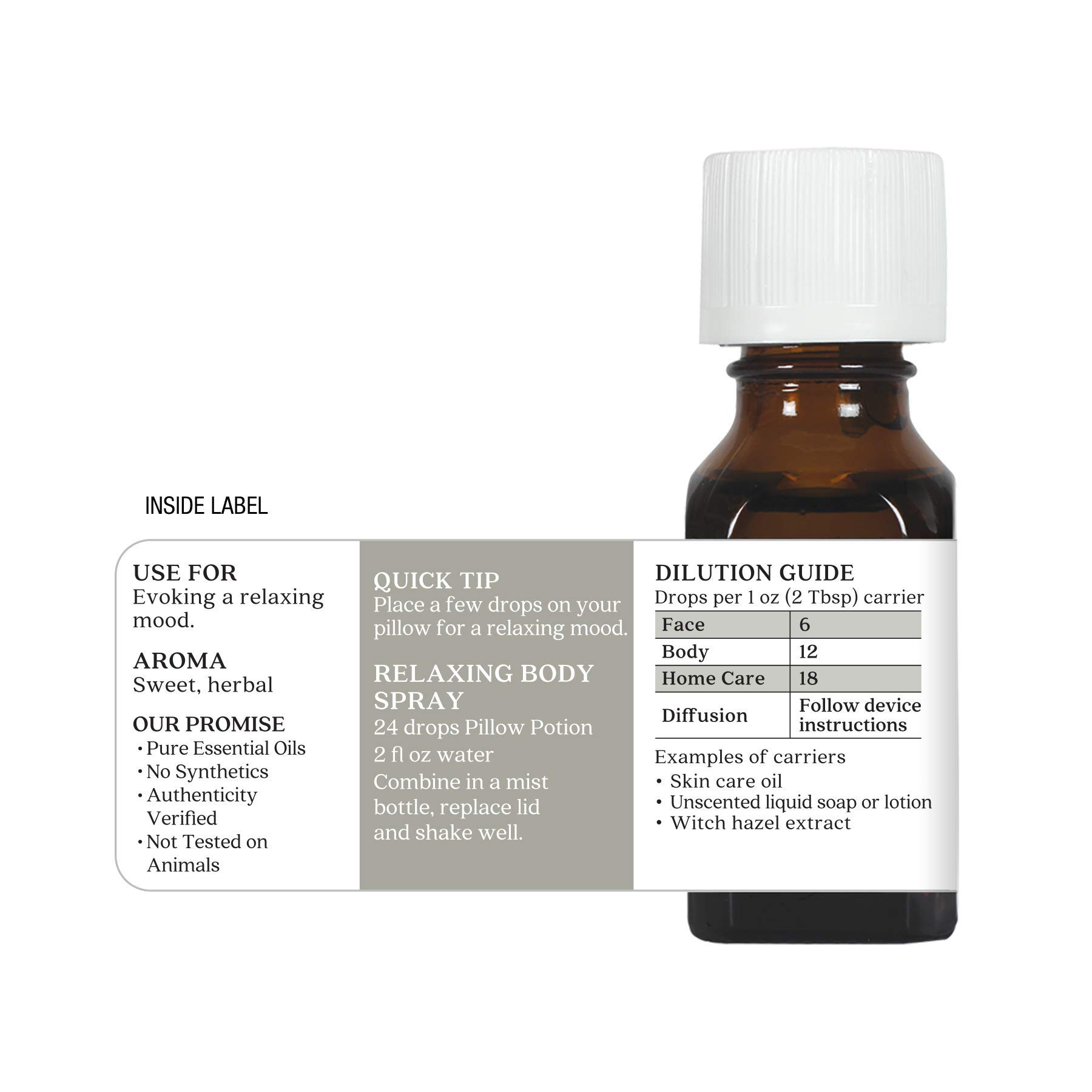 Foto 5 pulgar | Poción De Almohada De Aceite Esencial Aura Cacia, 15 Ml - Venta Internacional.