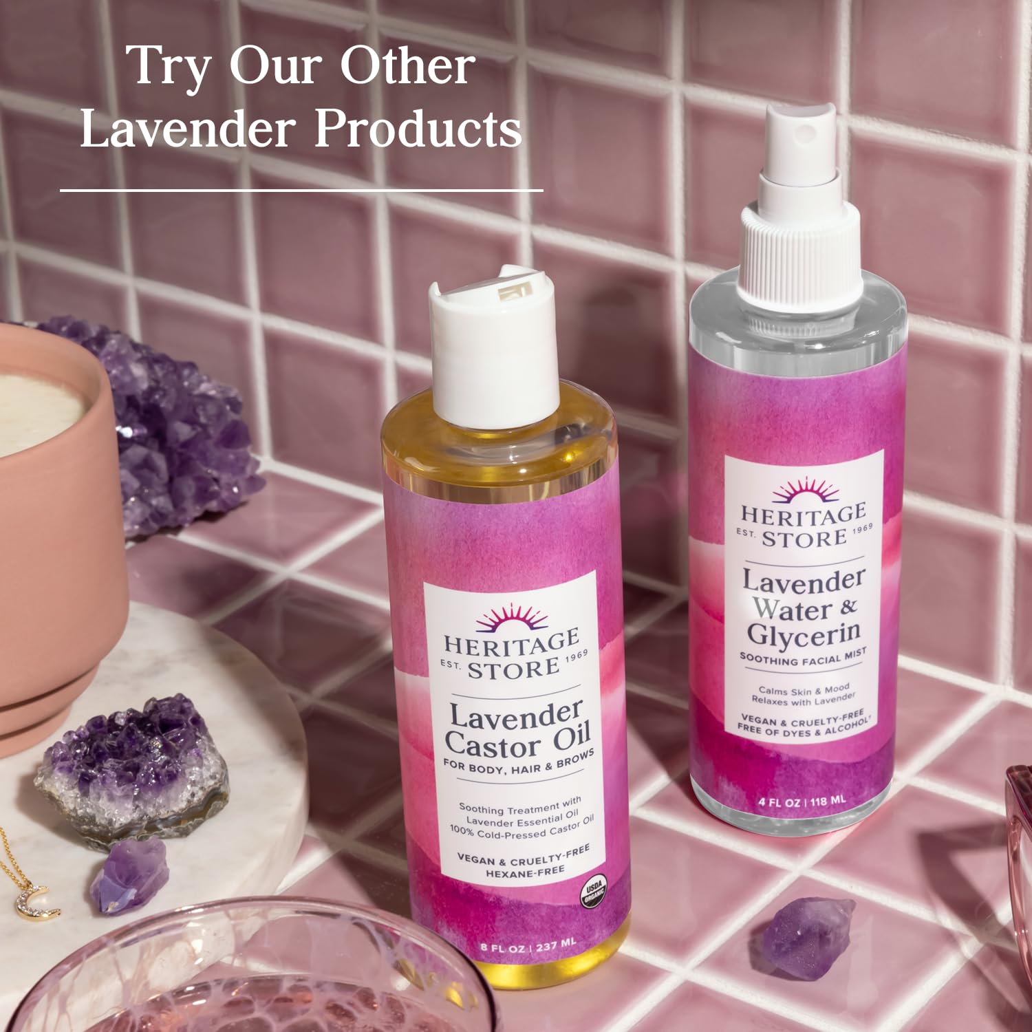 Foto 7 pulgar | Rocío De Agua Para Rostro Y Cuerpo Heritage Store Lavender, 120 Ml - Venta Internacional.