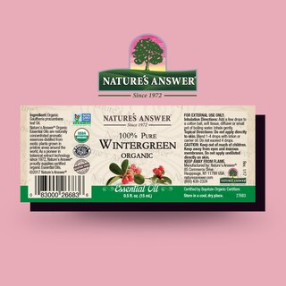 Foto 2 | Aceite Esencial Nature's Answer Wintergreen 15 Ml Usda Organic - Venta Internacional.