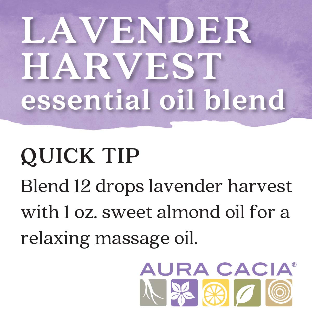 Foto 7 pulgar | Aceite Esencial Aura Cacia Lavender Harvest 15 Ml - Venta Internacional.
