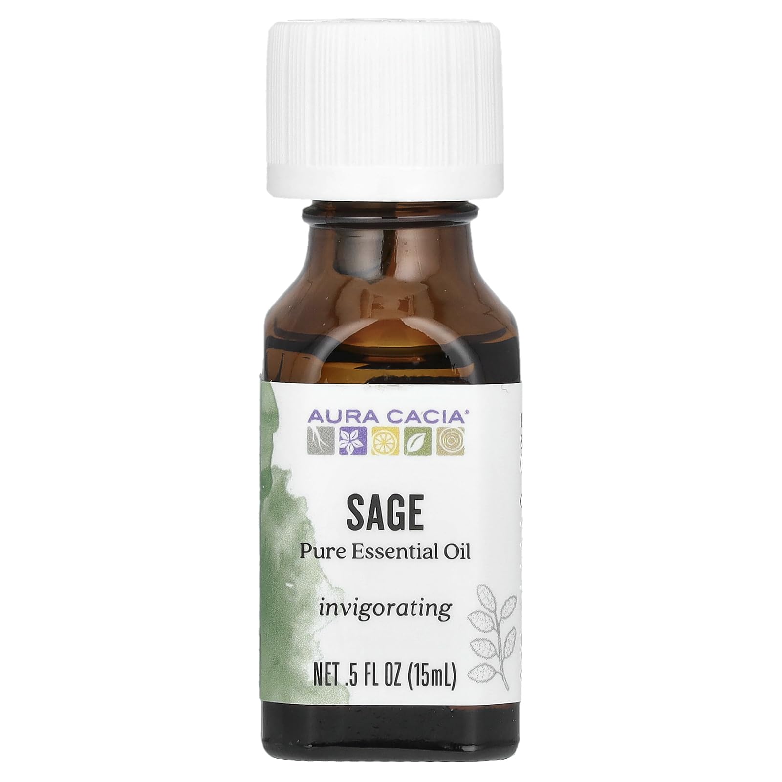 Foto 2 pulgar | Aceite Esencial Aura Cacia Sage 15ml - Venta Internacional.