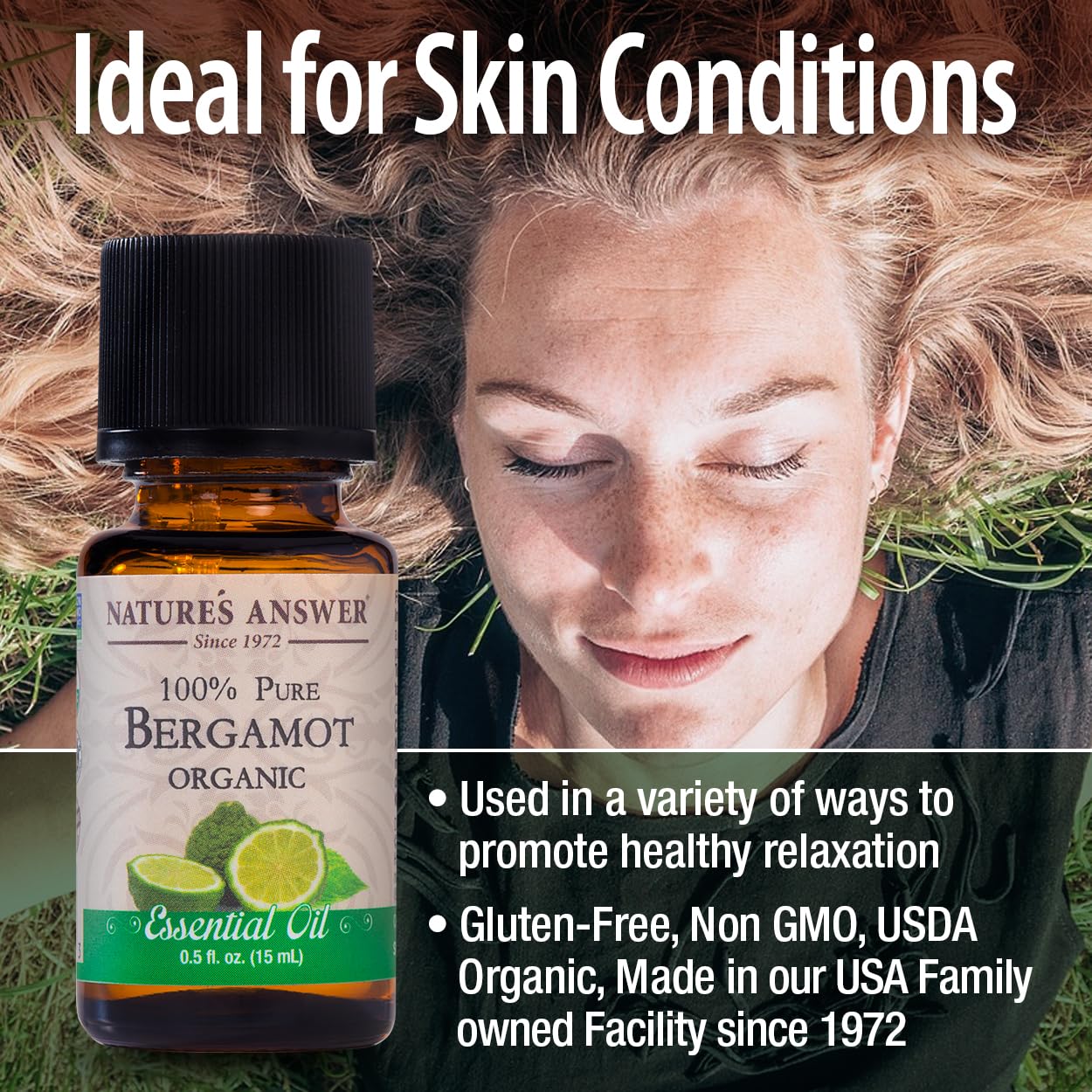 Foto 4 | Aceite Esencial De Bergamota Orgánica Nature's Answer 15 Ml - Venta Internacional.