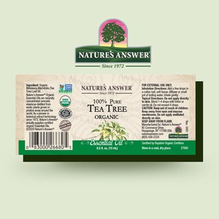 Foto 2 | Aceite Esencial De Árbol De Té Nature's Answer, 15 Ml, 100% Orgánico - Venta Internacional.