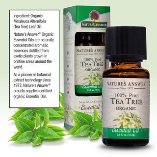Foto 3 | Aceite Esencial De Árbol De Té Nature's Answer, 15 Ml, 100% Orgánico - Venta Internacional.