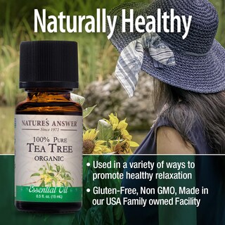 Foto 4 | Aceite Esencial De Árbol De Té Nature's Answer, 15 Ml, 100% Orgánico - Venta Internacional.