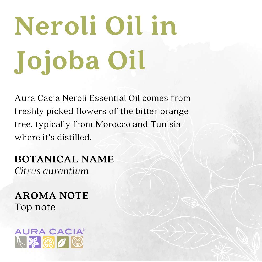 Foto 3 pulgar | Aceite Esencial Aura Cacia Neroli En Jojoba 15 Ml (0.5 Fl. Oz.) - Venta Internacional.