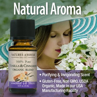 Foto 4 | Mezcla De Aceites Esenciales Nature's Answer, Vainilla Y Canela, 15 Ml - Venta Internacional.
