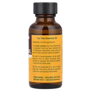 Foto 2 | Aceite Esencial Herb Pharm Tea Tree 30 Ml - Venta Internacional.