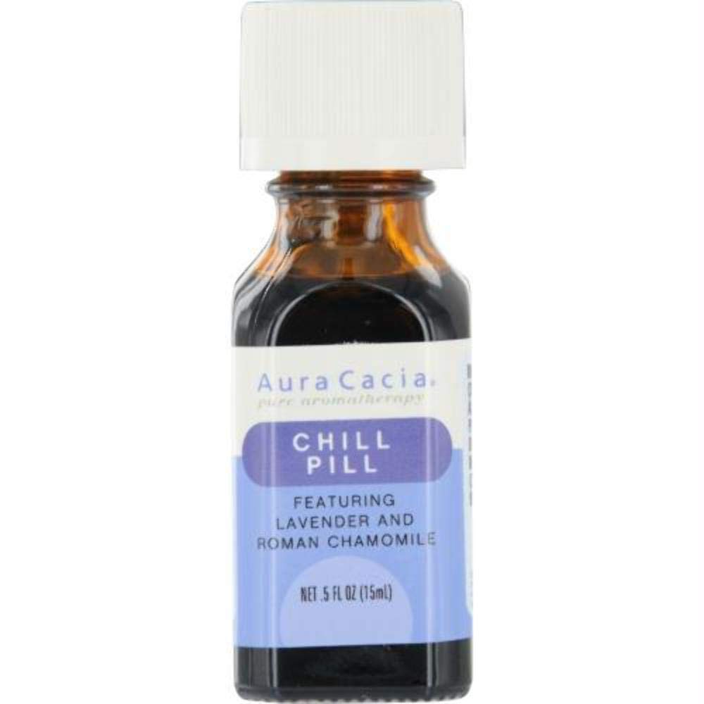 Foto 2 pulgar | Mezcla De Aceites Esenciales Aura Cacia Chill Pill 15 Ml - Venta Internacional.