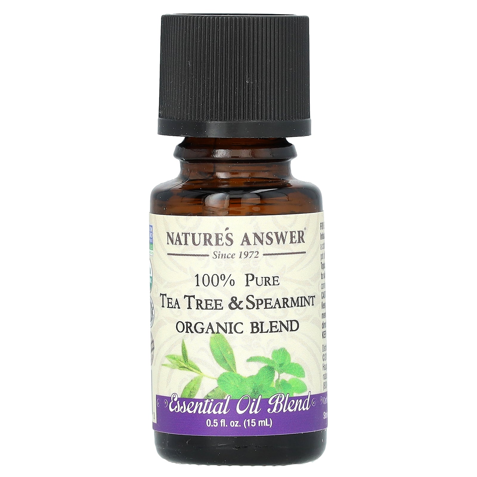 Foto 2 pulgar | Mezcla De Aceites Esenciales Nature's Answer, Árbol De Té Y Menta Verde, 15 Ml - Venta Internacional.