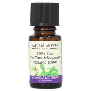 Foto 1 | Mezcla De Aceites Esenciales Nature's Answer, Árbol De Té Y Menta Verde, 15 Ml - Venta Internacional.