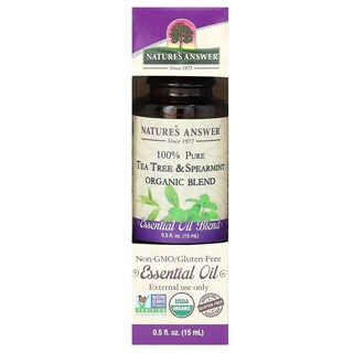Foto 2 | Mezcla De Aceites Esenciales Nature's Answer, Árbol De Té Y Menta Verde, 15 Ml - Venta Internacional.