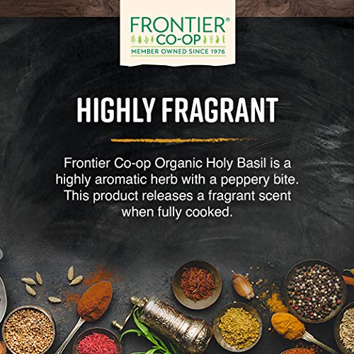Foto 5 | Albahaca Sagrada Orgánica Tulsi De Herb Frontier Co-op, 250 Ml - Venta Internacional.