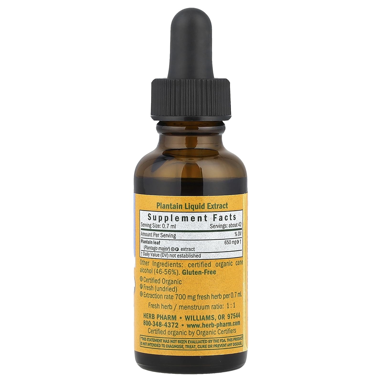 Foto 3 pulgar | Extracto Líquido De Plátano Herb Pharm, 30 Ml, Desintoxicante - Venta Internacional.