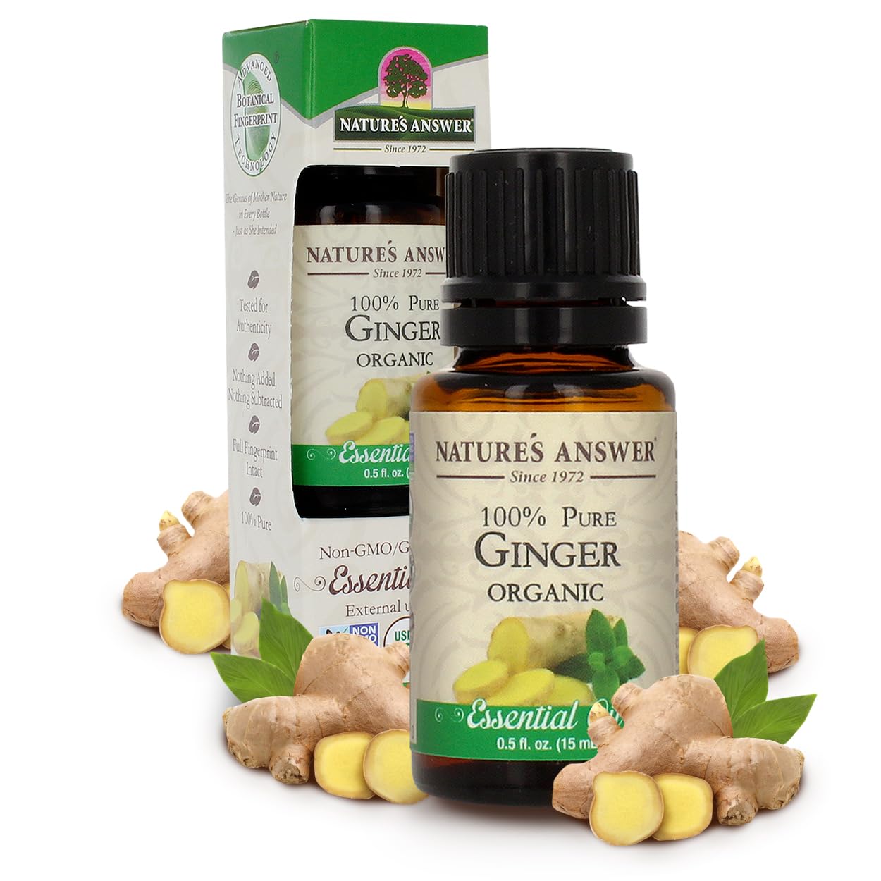 Foto 1 | Aceite Esencial Nature's Answer De Raíz De Jengibre 15 Ml Usda Organic - Venta Internacional.