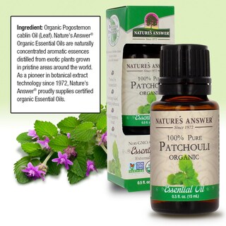 Foto 3 | Aceite Esencial De Pachulí Nature's Answer, 15 Ml, 100% Orgánico - Venta Internacional.