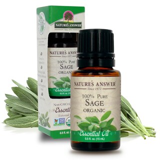Foto 1 | Aceite Esencial De Salvia Nature's Answer 100% Puro, 15 Ml, Orgánico Usda - Venta Internacional.