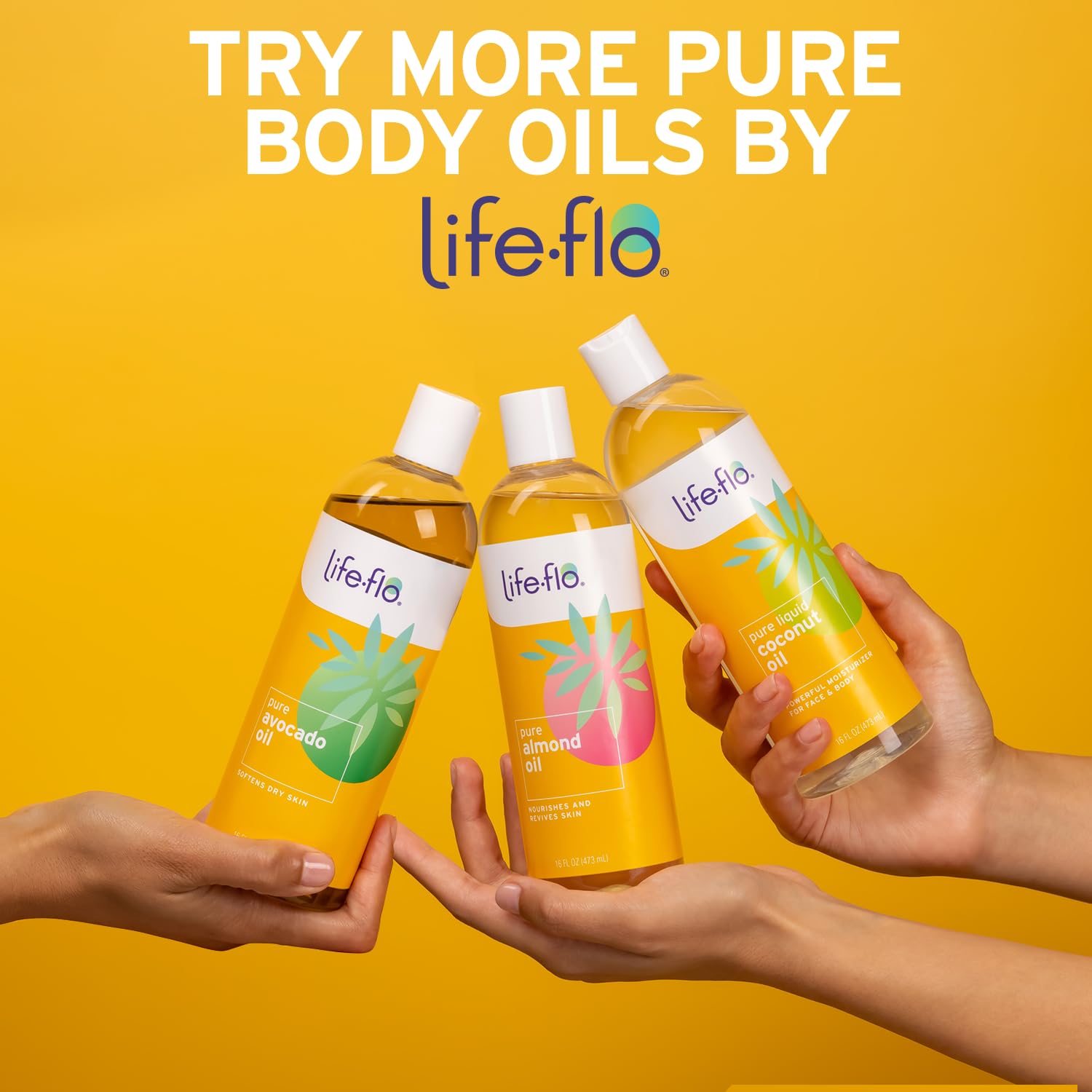 Foto 6 | Aceite Portador Life-flo Aceite Puro De Semilla De Uva 473 Ml - Venta Internacional.