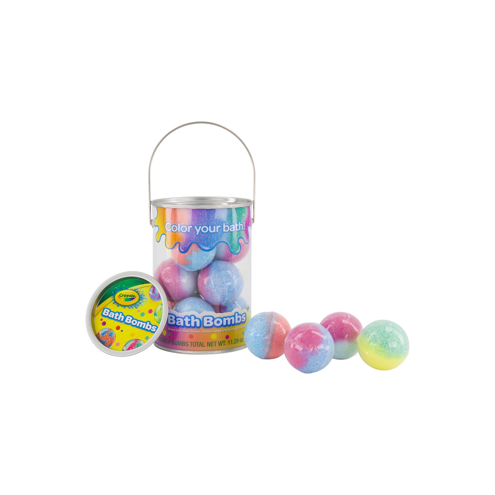 Foto 2 pulgar | Bombón De Baño Crayola Color Your Taste Beauty, Paquete De 8 Unidades Para Niños - Venta Internacional.