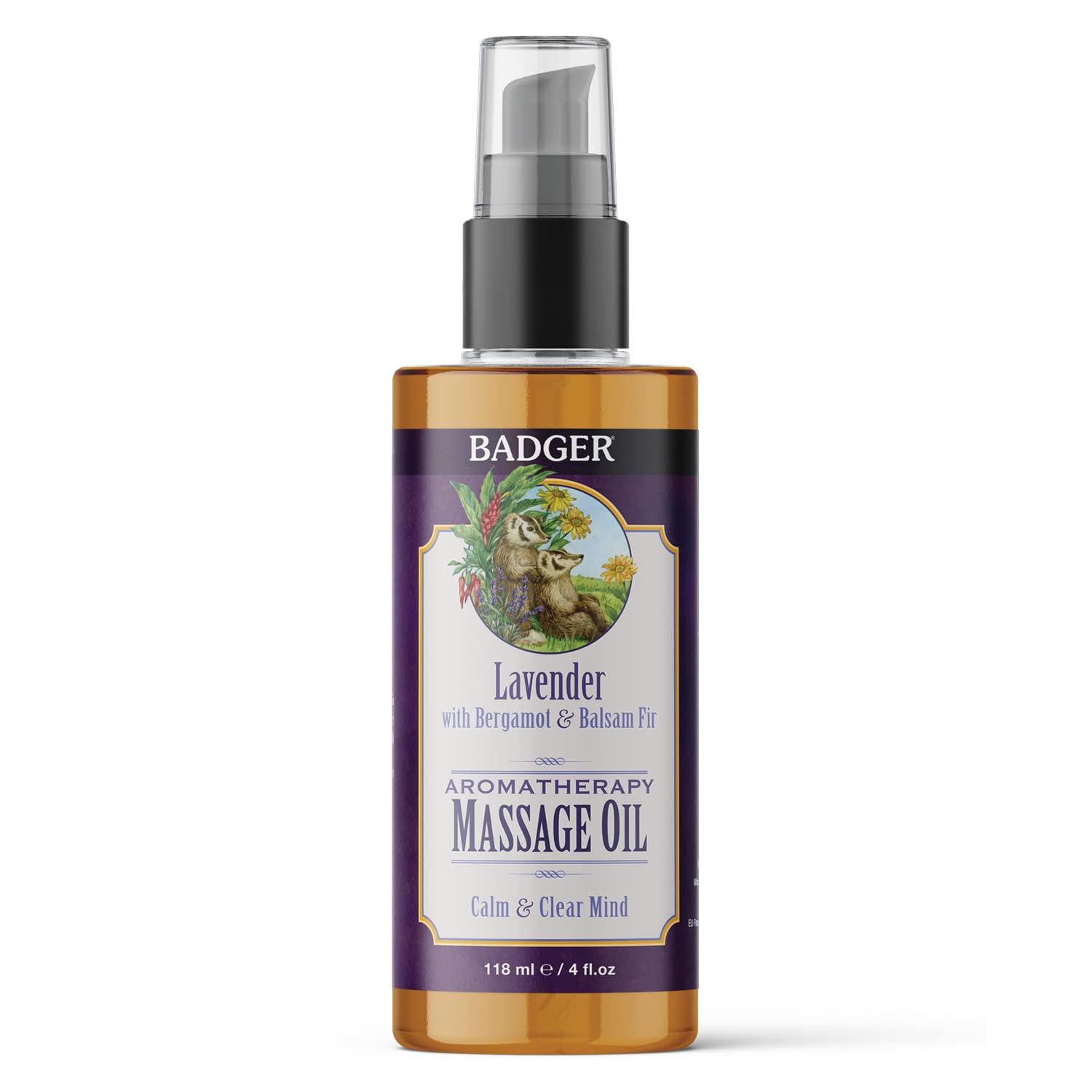 Foto 2 pulgar | Aceite De Masaje Badger Aromaterapia Lavanda Con Bergamota 120 Ml - Venta Internacional.