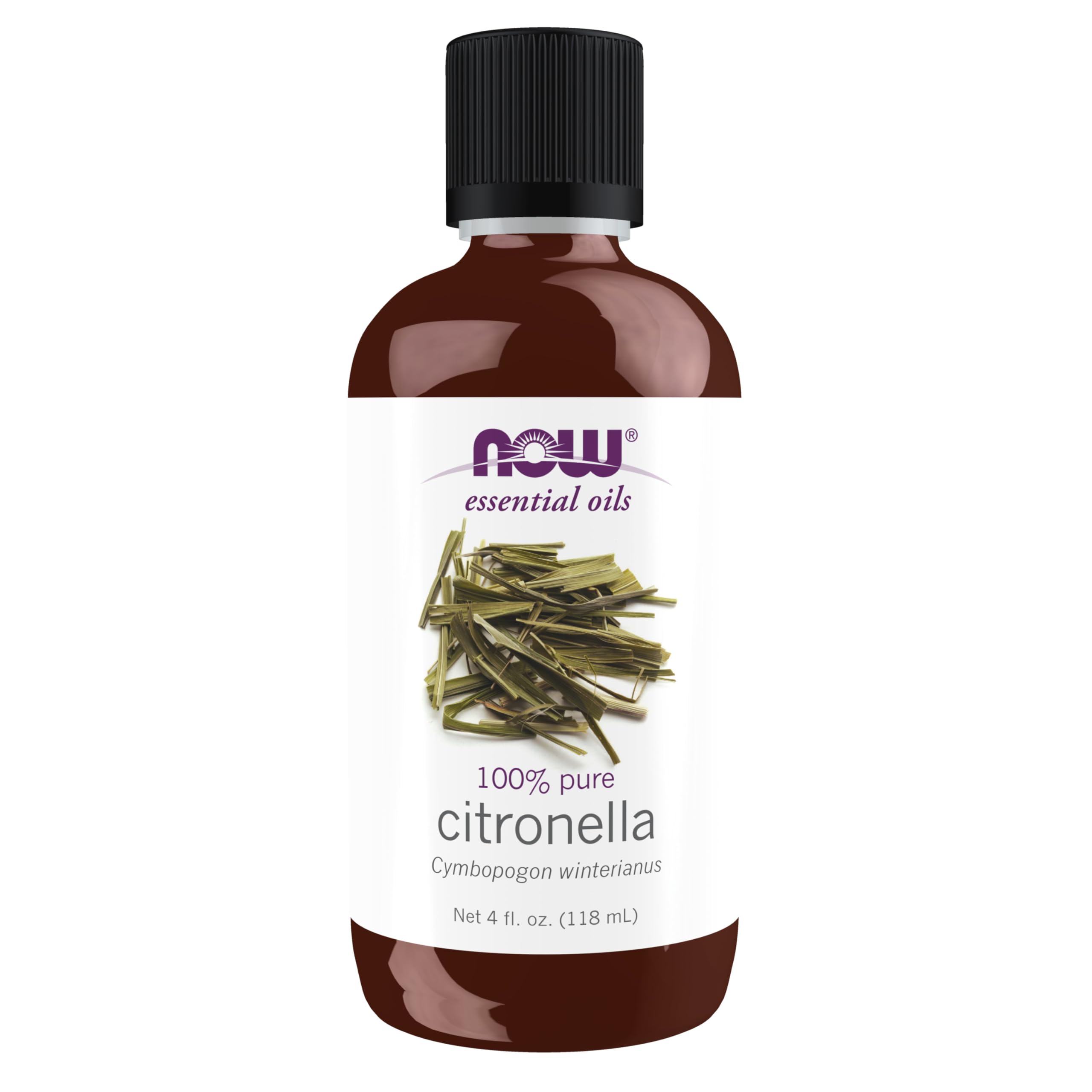 Foto 2 pulgar | Aceite Esencial Now Foods De Citronela, 120 Ml, 100% Puro Vegano - Venta Internacional.