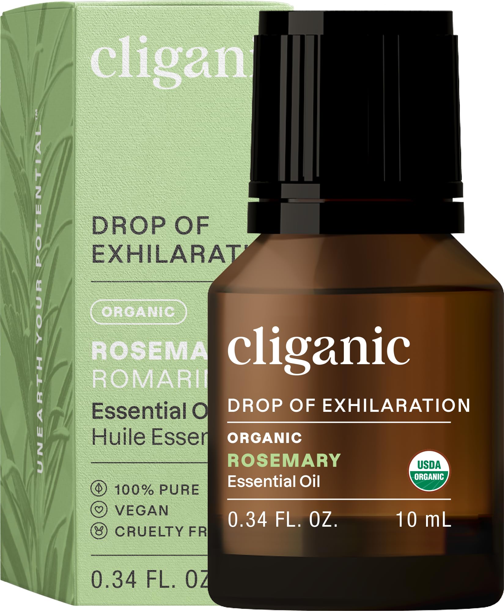Foto 1 | Aceite Esencial Cliganic Organic De Romero 100% Puro Y Natural - Venta Internacional.