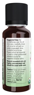 Foto 3 | Aceite Esencial Now Foods De Geranio, 30 Ml, Certificado Orgánico - Venta Internacional.