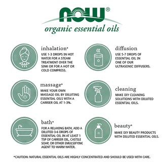 Foto 4 | Aceite Esencial Now Foods De Geranio, 30 Ml, Certificado Orgánico - Venta Internacional.