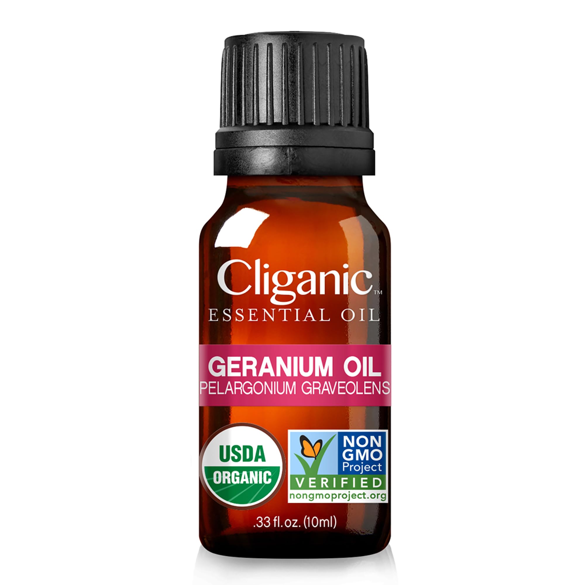 Foto 2 pulgar | Aceite Esencial De Geranio Orgánico Cliganic 100% Puro Y Natural - Venta Internacional.
