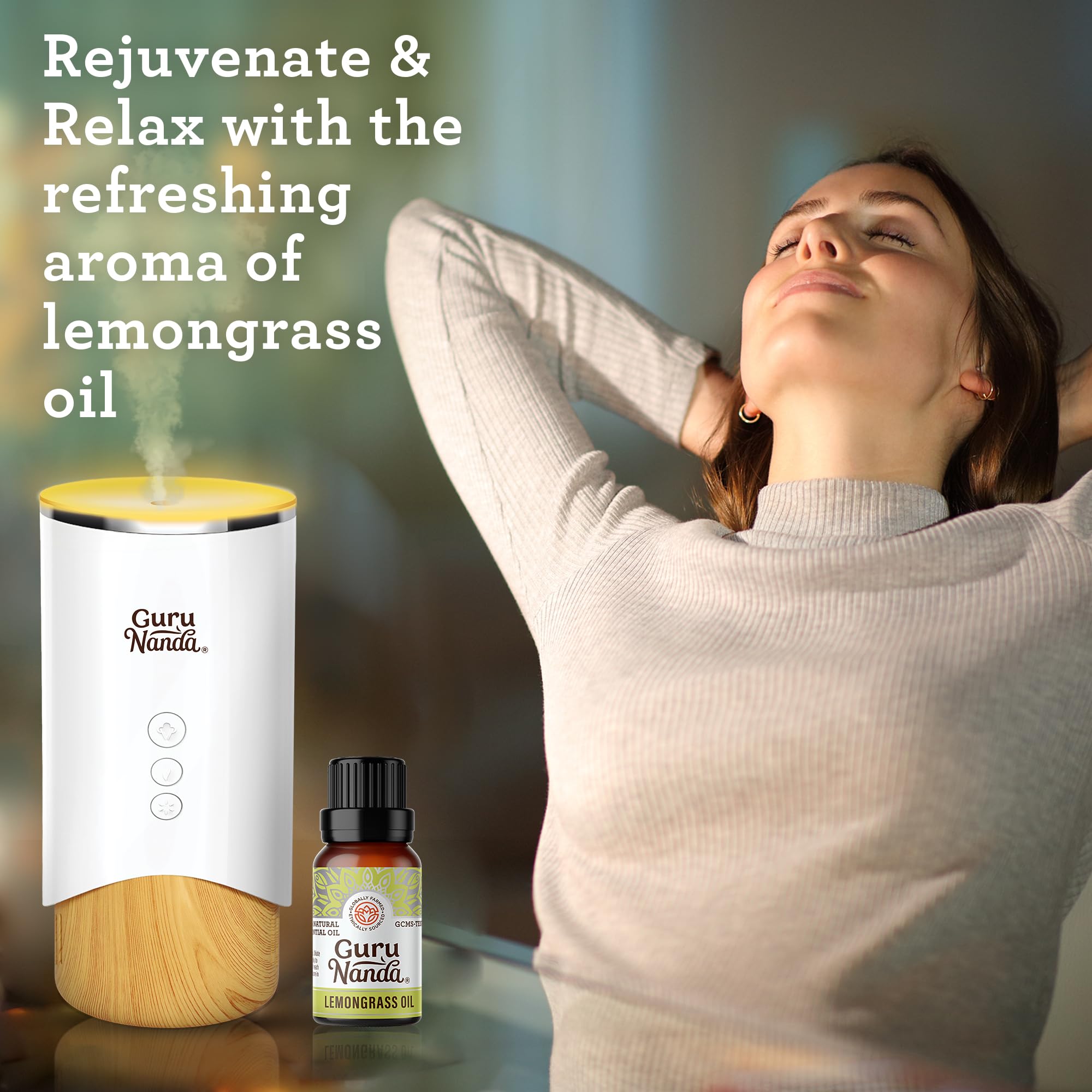 Foto 8 pulgar | Aceite Esencial Gurunanda Lemongrass 15 Ml De Aromaterapia 100% Pura - Venta Internacional.