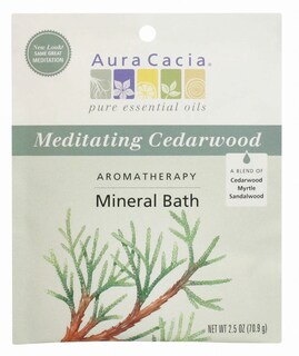 Foto 1 | Baño Mineral De Aromaterapia Aura Cacia Meditation Cedar Wood 75 Ml - Venta Internacional.