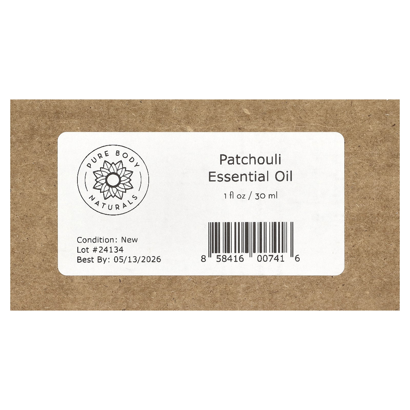 Foto 4 pulgar | Aceite Esencial De Pachulí Pure Body Naturals 30 Ml (1 Fl Oz) - Venta Internacional.