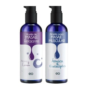 Foto 1 | 2 Aceites De Masaje: Aroma Lavanda + Masaje Muscular Árnica Eo Safe Imports Esi-20074 Multicolor
