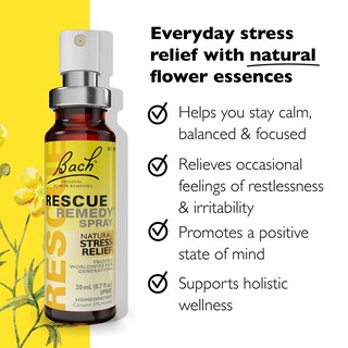 Foto 5 | Spray Para Aliviar El Estrés Rescue Remedy 20 Ml Bach Vegan - Venta Internacional.