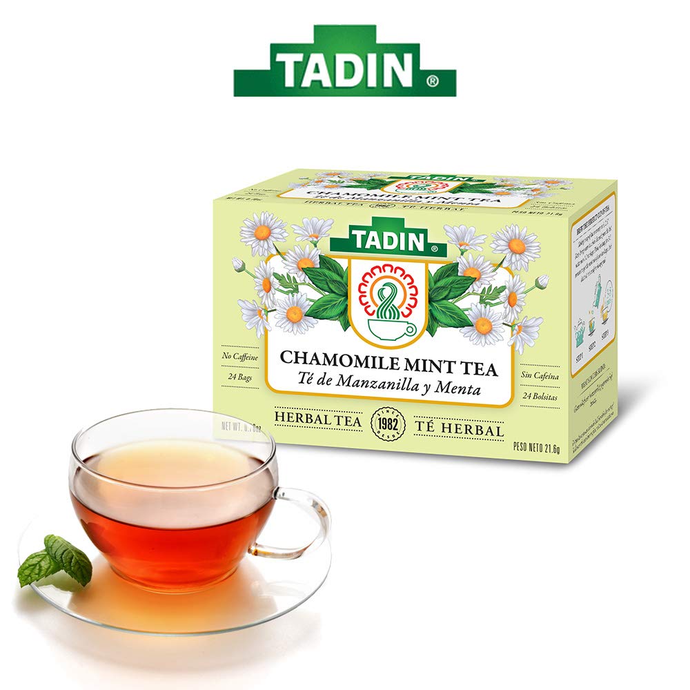 Foto 5 | Té De Hierbas Tadin Manzanilla Con Menta 24 Bolsas Sin Cafeína - Venta Internacional.