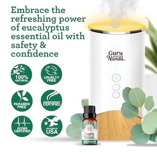 Foto 5 | Aceite Esencial Gurunanda De Eucalipto 15 Ml Aromaterapia 100% Pura - Venta Internacional.