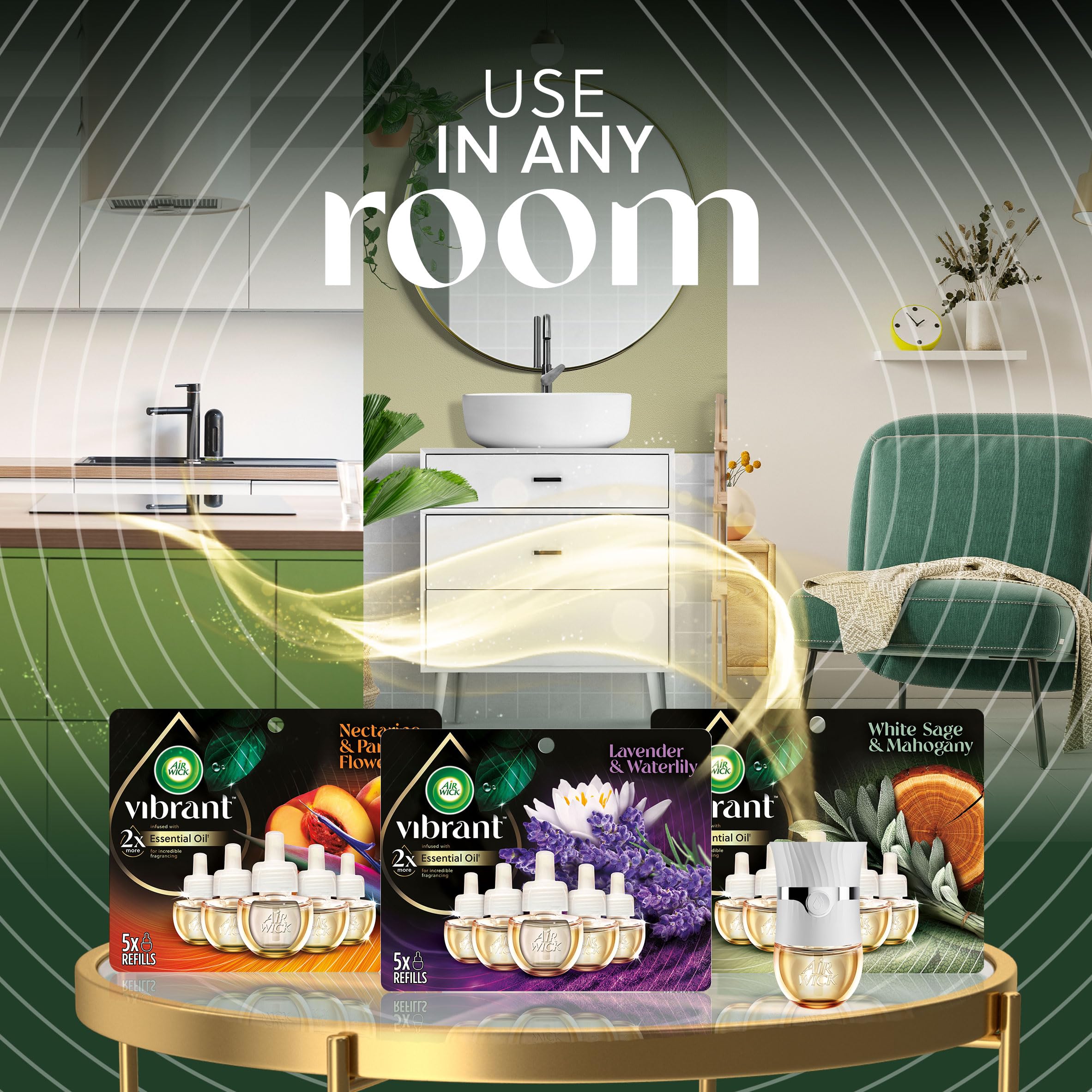 Foto 7 pulgar | Kit De Inicio Air Wick Plug In Scented Oil Advanced 1+3 - Venta Internacional.