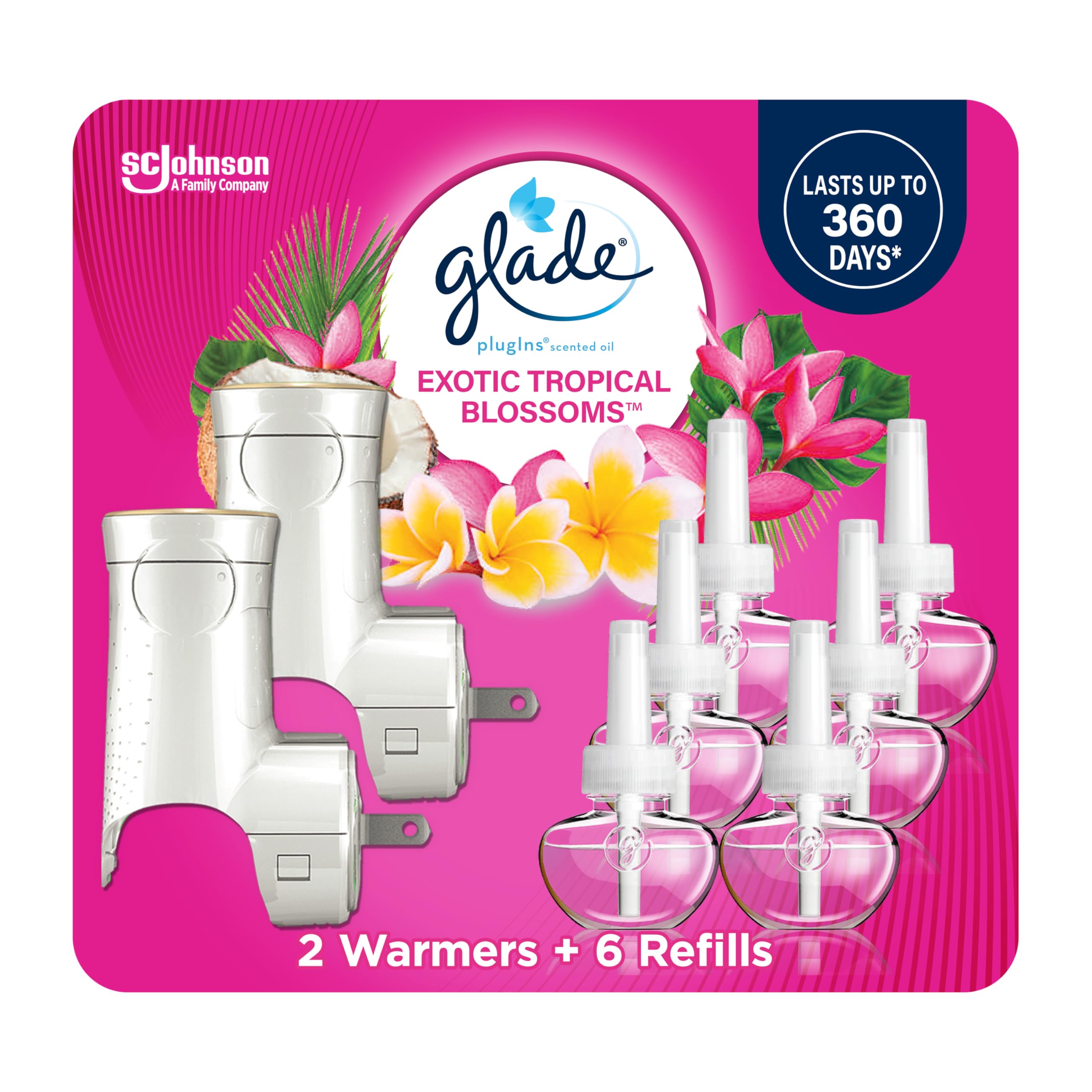 Foto 1 | Kit De Inicio Para Ambientadores Glade Plugins Tropical Blossoms - Venta Internacional.