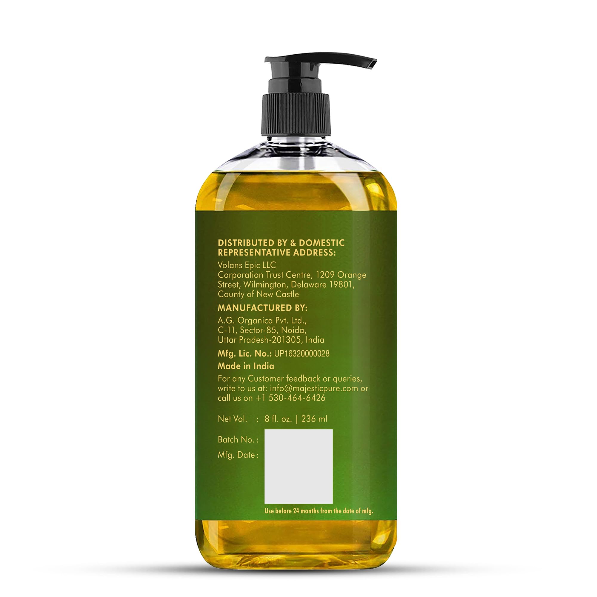 Foto 5 pulgar | Aceite De Masaje Majestic Pure Arnica Sore Muscle 240 Ml (paquete De 2) - Venta Internacional.