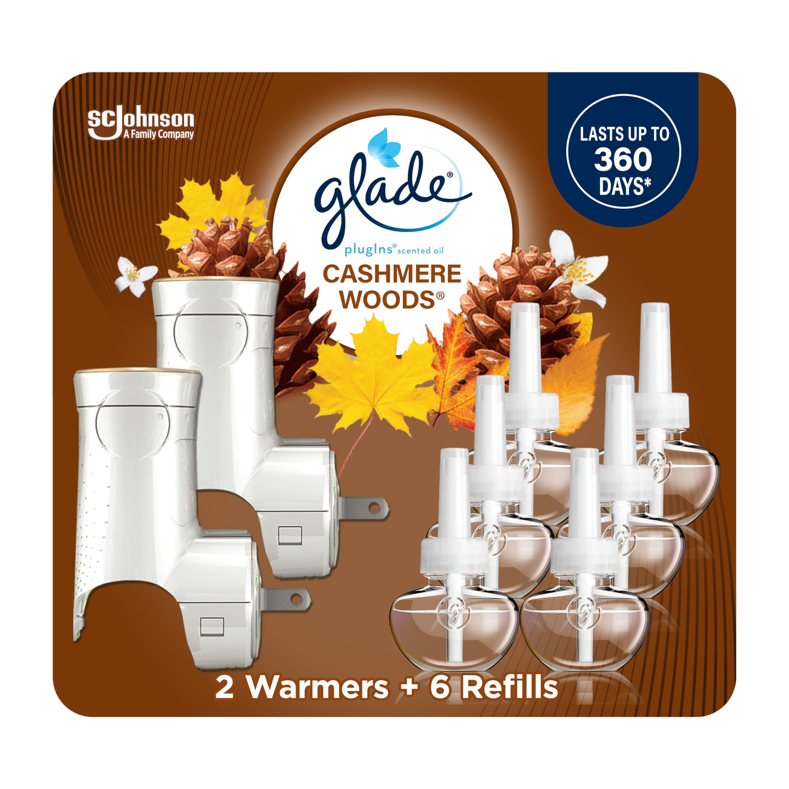Foto 2 pulgar | Kit De Inicio Para Ambientadores Glade Plugins Cashmere Woods - Venta Internacional.